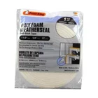 Frost King L344H White Adhesive Poly Foam Weatherstrip Tape 1- X 17' Thic New. Price: $17.99.