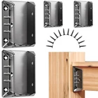 40 Pack Aluminum Deck Railing Bracket Connectors For 2"X4" Wood Posts Model Sa New. Price: $80.00.