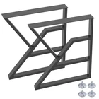 Upgraded 3-TIER Metal Table Legs Desk Leg, 28" X 24" Industrial Modern He... New. Price: $163.01.