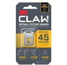 3M Claw Strong Durable Drywall Picture Hanger Trusted Strength Up To 45 Pounds New. Price: $8.99.