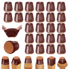 Joeyrras 36PCS Brown Silicone Chair Leg Protectorsfloor For New. Price: $24.46.