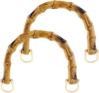 Piutouyar 2PCS U-shaped Handbag Handles Bamboo Purses Imitation New. Price: $11.83.