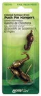 Hillman 122210 Brass Colonial Push Pin Hanger 20 Lbs. Capacity (pack Of 10) New. Price: $27.09.