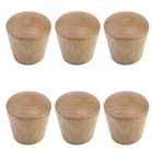 Savagrow 6PCS Wood Cabinet Knobs Cone Shape Beech Small, Color New. Price: $12.64.