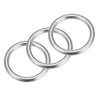 Uxcell 316 Stainless Steel Round Welded O-rings 40X6MM, Silver New. Price: $13.49.