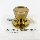 Vintage Mid Century Brass Dummy Door Knob Trim Taiwan Mcm Tulip. Price: $9.03.