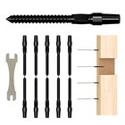 5 Pair Black Cable Railing Kit, Invisible Crimp Fitting Hardwar... New. Price: $38.80.