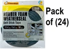 Frost King R516H 1-1/4" X 7/16" 10' Self Stick Foam Weatherstrip Tape 24 Pk New. Price: $162.97.