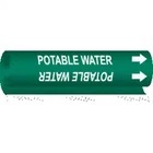 Brady 5744-II Pipe Mrkr, Potable Water, 2-1/2TO7-7/8 In New. Price: $15.15.