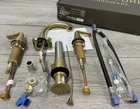 Signature Hardware SHWSCPR807BG Bathroom Faucet W/pop-up Drain -brushed Gold Open. Price: $159.99.