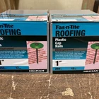 1" Plastic Cap Nails Green Fas-n-tite Hillman New 250 Pc 12 Ga 2PACK. Price: $24.99.