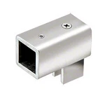 Chrome Swiveling U-bracket For 3/8" To 1/2" (10 12 Mm) Glass Square Bar New. Price: $19.11.