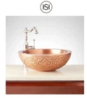 Signature Hardware 346783 Bellis 18" Double Wall Copper Vessel Sink Open. Price: $239.99.