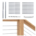 Muzata T316 Swage Lag Screws Left & Right For 1/8" Cable Railing Hardware CK17 New. Price: $62.99.