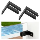 Muzata 2P 90 Degrees Glass Railing Clamp For Thickness 10-12MM Stair GA09 New. Price: $29.99.