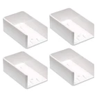 Rail Mount 2" X 3.5" White 4 Piece Kit New. Price: $31.99.