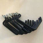 8NATIONAL Hardware 6.25 In. Vinyl Coated Black Steel Large Storage Hook 50 Lb. Very. Price: $30.00.