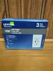 Leviton T5638-B3W Tamper-resistant Duplex Outlet Type And C Usb 18W (3PK New). Price: $26.99.