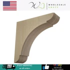 Ekena Millwork BKTW01X06X06OLRW Small Olympic Wood Brackets Open. Price: $14.99.