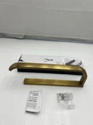 (QTY3) Leyden Antique Brass Toilet Paper Holder Towel Rack 12.7IN For Bathroom Open. Price: $27.29.