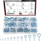Dywishkey 240PCS 12 Sizes Blue Zinc Plated Steel Screw Eyes Assortment Kit New. Price: $25.75.