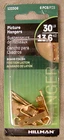Hillman Pack Lb Brass Finish Picture Hangers Hooks #122306 New. Price: $6.95.