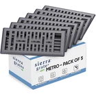 Sierra Grates 4X10 Metal Floor Register Vent Cover Metro Design Grey Finish New. Price: $107.39.