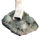 Sagefinds Turtle Gutter Downspout Splash Block, Decorative 15" X 12", Stone New. Price: $84.58.