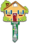 Lucky Line Key Shapes, Home, House Blank, KW1/11, (B105K), Assorted/ New. Price: $12.99.