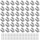 Ufurmate 48PCS Glass Shelf Bracketwall Mounted Adjustable Clamp New. Price: $57.44.