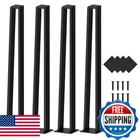Orgerphy 28 Inch Black Bench Legs Set Of 4 Triangle-shape Heavy Duty Table New. Price: $90.21.