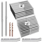 T316 Stainless Steel 1/8 Swage Lag Screws 100 Pack Right Left Thread Blika Wood New. Price: $74.99.