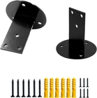 2PCS Black Handrail Bracket, Heavy Duty Stainless Steel Brackets For New. Price: $26.40.