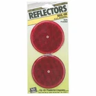 (12-2/PK)- Hy-ko 3-1/4 In. Dia. Round Red Nail-on Reflector. Model: CDRF-5R New. Price: $42.99.