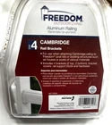 Freedom 1.3-IN X 1.4-IN Cambridge White Aluminum Post Connector 040933206407 New. Price: $22.00.