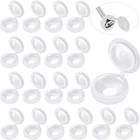Hotop 100 Pieces Hinged Screw Caps Plastic Shutter Fold Snap Covers New. Price: $13.95.