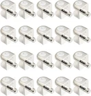 Glass Shelf Bracket Pegs, Adjustable 4-8MM, Brushed WHITE,20PCS New. Price: $14.76.