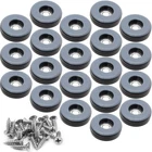 Auvotuis 20PCS 1 Inch Screw On Furniture Sliders, Ptfe Chair Glides Floor Pro... New. Price: $11.02.