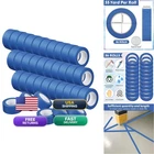 Fainne 36 Rolls Blue Painters Tape Bulk Multi Pack Safe Paper Masking New. Price: $150.07.