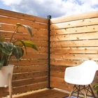 Hoft Fence Corner Post + Hardware Kit 73" X Black Metal Surface Mounted New. Price: $230.38.