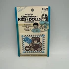 Vintage Ez Ultra Velour Kids & Dolls Iron-on Transfers Teddy Bear UV-63 New. Price: $5.00.