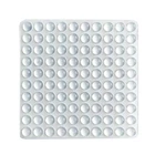 100-PACK Clear Self-adhesive Rubber Bumper Pads, Hemispherical Design New. Price: $9.36.