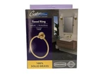 Gatco 4323 Latitude Ii Towel Ring Brushed Brass New. Price: $18.99.