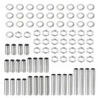 Meccanixity Lamp Pipe Kit With Lock Nuts Teeth Washers 1/8IP 84, Silver Tone New. Price: $14.36.