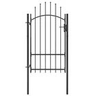 Fence Gate Metal Post Garden For Outdoor Patio Lawn Steel Vidaxl New. Price: $146.99.