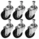 Factorduty 6 Pack Heavy-duty 2" Swivel Caster Wheels For Pieces, Black New. Price: $28.17.