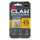 3M Claw Drywall Picture Hanger Lb With Temporary Spot Marker 3PH45M-1ES New. Price: $16.99.