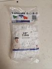 100 Tile Brick Marble Spacers 1/8" 3 Mm Two 2 Sided White Plastic Tavy 5004 New. Price: $9.71.