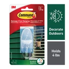Command Outdoor Large Clear Window Hook 17093CLR-AWES New. Price: $8.85.