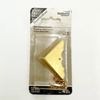 National Hardware Decorative Corners Brass 5/8" X 3/4" N213-447 New. Price: $8.99.